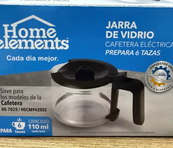 Jarra Cafetera Home Elements 6 CUP HECM9420SS Modelo Nuevo - Imagen 2