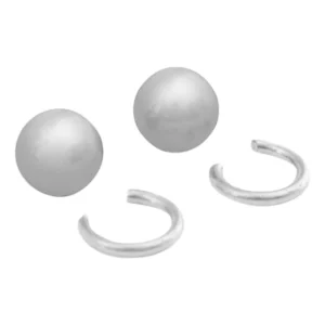 Juego x 2 bola acero + arandela molino Corona 10055