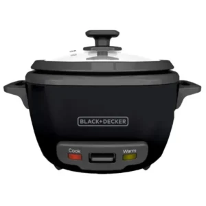 Olla Arrocera Black+Decker 14 Tazas Tapa de Vidrio y Vaporera RC514B